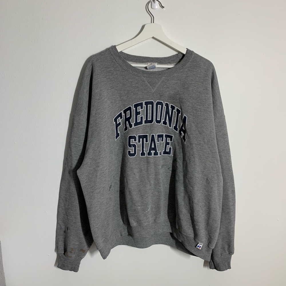 Vintage Fredonia State Collegiate Russell oversized sweater
